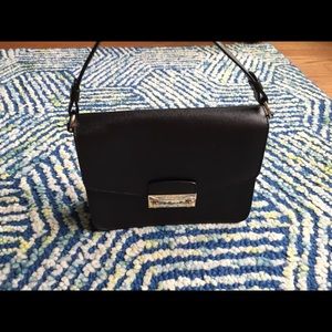 Black Furla clutch bag